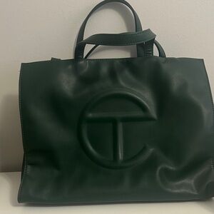 Telfar Forest Green Shopper Bag